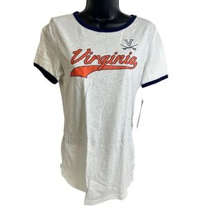 Virginia Cavaliers Shirt Womens Large NCAA Basketball J-America Tee New‎